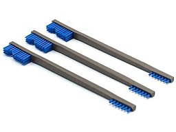 3x OTIS BLUE NYLON DOUBLE END AP BRUSH, Waffenreinigungsbürste, Bürste
