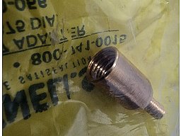 Brownells 8/32x5/16x27 Adapter Brass 375 DIA Neu
