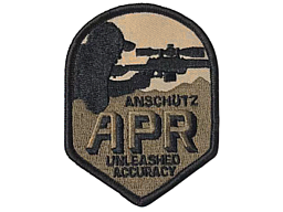 017133, ANSCHÜTZ, Patch "APR" Stick Wappen NEU
