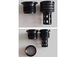 Mündungsbremse mit Adapter M18x1 auf M26x1,5