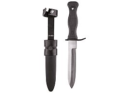 BW Kampfmesser Schwarz - NEU - Nachbau nach TL Bundeswehr