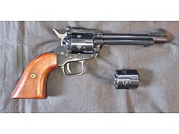 Revolver .22lr und Wechseltrommel .22WinMag H.S. Herbert Schmidt HS 21S Six Shooter Single Action