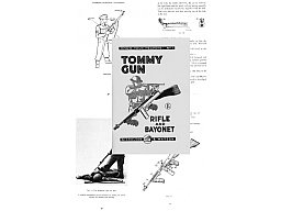 Englische Ausbildungsvorschrift Tommy Gun, P14, Bajonett-Fechten