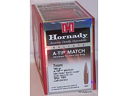 100St. HORNADY 7mm(.284Dia.) - 166 - A-TIP-MATCH - #2836 - Versand ab 6,40€