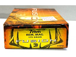 20 Schuss FEDERAL 7MM REM MAG 11,3g 175gr JAGD MUNITION FUSION Blei Geschoss 7 MM Remington Magnum