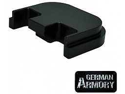 Glock Pistolen Abschlussplatte Backplate Endplate Aluminium Tuning Gen. 1-5 17 19 20 21 22 33