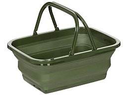 Faltkorb mit 2 Henkeln - 9 Liter - wasserdicht - Oliv