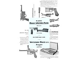 Nachdruck Bedienungsanleitung Pistole Mauser C96 6- und 10-schüssig