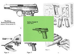 Nachdruck Bedienungsanleitung Pistole Walther Mod. 4