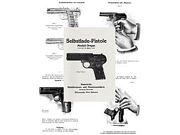 Nachdruck Bedienungsanleitung Pistole Dreyse M1907