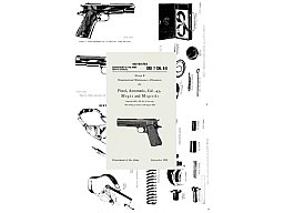Nachdruck US-Ersatzteilliste für Colt 1911 Government + Zubehör
