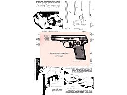 Nachdruck deutsche Bedienungsanleitung Pistole FN 1910