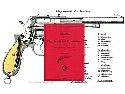 Nachdruck Dienstvorschrift Revolver Rast & Gasser M70 (70/74) Österreich 1898