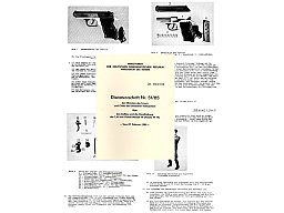 Nachdruck DDR Dienstvorschrift der rumänischen Pistole M74 Cal. 7,65