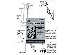 Nachdruck Wehrmacht Bedienungsanleitung Stielhandgranate 24