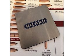 Ricard Untersetzer – Stainless-Optik – Stilvoll für Sportschützen & Jäger