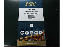 Geschosse H&N .38/.357 HP 180gr