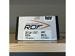 100 Geschosse Nosler .30 210 gr HPBT RDF