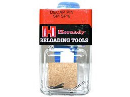 6x HORNADY Decapping Pins / Zündhütchen Ausstoßerstifte f. Kalibriermatrize ohne Kopf SMALL 060009
