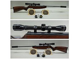 LUFTGEWEHR __ Traumzustand __ Kal.4,5(.177) __ LG + ZF + Schalldämpfer __ NEUWERTIG __ DAS MEGA SET
