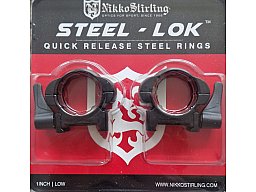 Weaver Montageringe NikkoStirling Quick-Release 1Zoll "low"