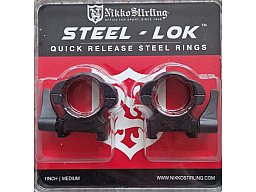 Weaver Montageringe NikkoStirling Quick-Release 1Zoll "medium"