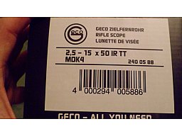 Geco Tactical 2,5-15x50 IR TT Absehen MDK 4 mit Leuchtkreuz
