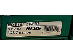 RCBS .30 Mauser Necksizer Die Set Halskalibriermatrizensatz 2-teilig NEU