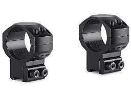 HAWKE Taktische Ringmontage Aluminium 30mm Mittelrohr für 9-11mm Schiene Bauhöhe HOCH = 17mm #24107