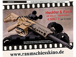 HECKLER & KOCH MR 308 A3 - SPECIAL EDITION - HK G28 PATROUILLE DESIGN & TECHNIK - RAL 8000 - HK 417