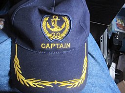 Baseballcap CAPTAIN blau