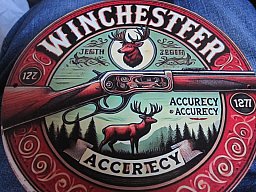 WINCHESTER hier als Kopie rund 20 cm-Z