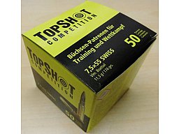 Munition Topshot 7,5x55 swiss K31 / K11 GP11