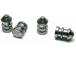 10 x ARES Vorderlader Schwarzpulver Präzisions MAXI BLEI Geschosse .454 11,53mm CAL 45 245grs 15,88g