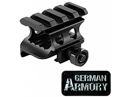 Erhöhungsblock Viking für Picatinnyrails 4-Slots 26mm Erhöhung Picatinny Weaver AR15 AR10 M16 MR223
