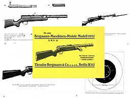 Nachdruck Beschreibung Maschinenpistole Bergmann M 1932