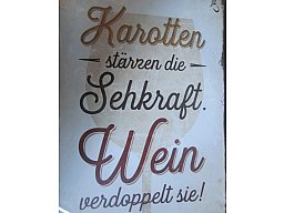 Erkenntnisse zu Karotten und Rotwein auf Blech 20x30 cm