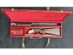Winchester Grand European - Jagd - 12/70 - Gravur wie C3 - mit Koffer - Bockdoppelflinte BDF