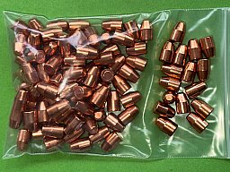 50 Geschosse von Hornady 9mm (.355") 124grs FMJ-FP ENC