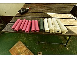 Fettstangen für Kalibrierpresse