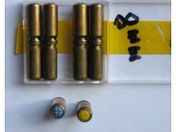 ** 10 Stk.alte Gaspatronen - WADIE - 8 mm - für Pistole **
