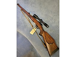Repetierer 7x64 DWM Mauser Modelo Argentino 1909 mit Wappen Ganzschaft DIASTA 6x42 Dioptrien verstel