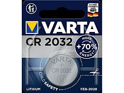 1 x VARTA CR2032 Professional Lithium Knopfzelle | Batterie für Zielfernrohre, Leuchtpunkt, etc...