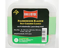 60x BALLISTOL Reinigungsfilze/Filzreiniger KLASSIK Cal .32 | 100%Schafwolle | 8mm/.323/7,92mm/325-7