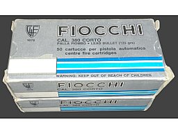 Fiocchi .380 Corto