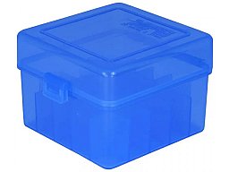 BERRYS Patronenbox BLUE 25er 20 GAUGE | für 25 Stück Schrotpatronen 20/70 20/76 BLUE CLEAR / Klar