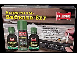 NEUEHEIT ! 1 x Ballistol Aluminium Brünier SET > Oberflächenveredelung AR15 Handschutz Schaft ... !