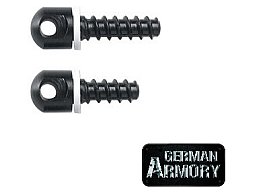 2X DIY Riemenbügelschrauben Riemenbügelösen Zweibeinöse Riemenhalter Bi-Podadapter Swivel