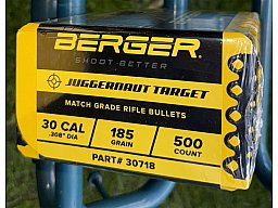 500 Geschosse Berger .30 185 gr Juggernaut Target