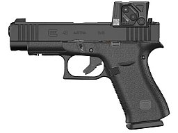 Glock Pistole Combo G48 A-CUT Aimpoint COA 9 mm Luger, Compact Slimline